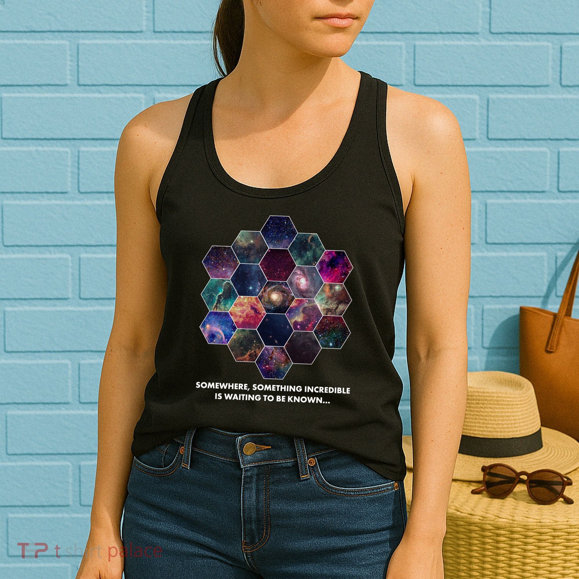 Somewhere Something Incredible Is Waiting To Be Known Women's Tank Top