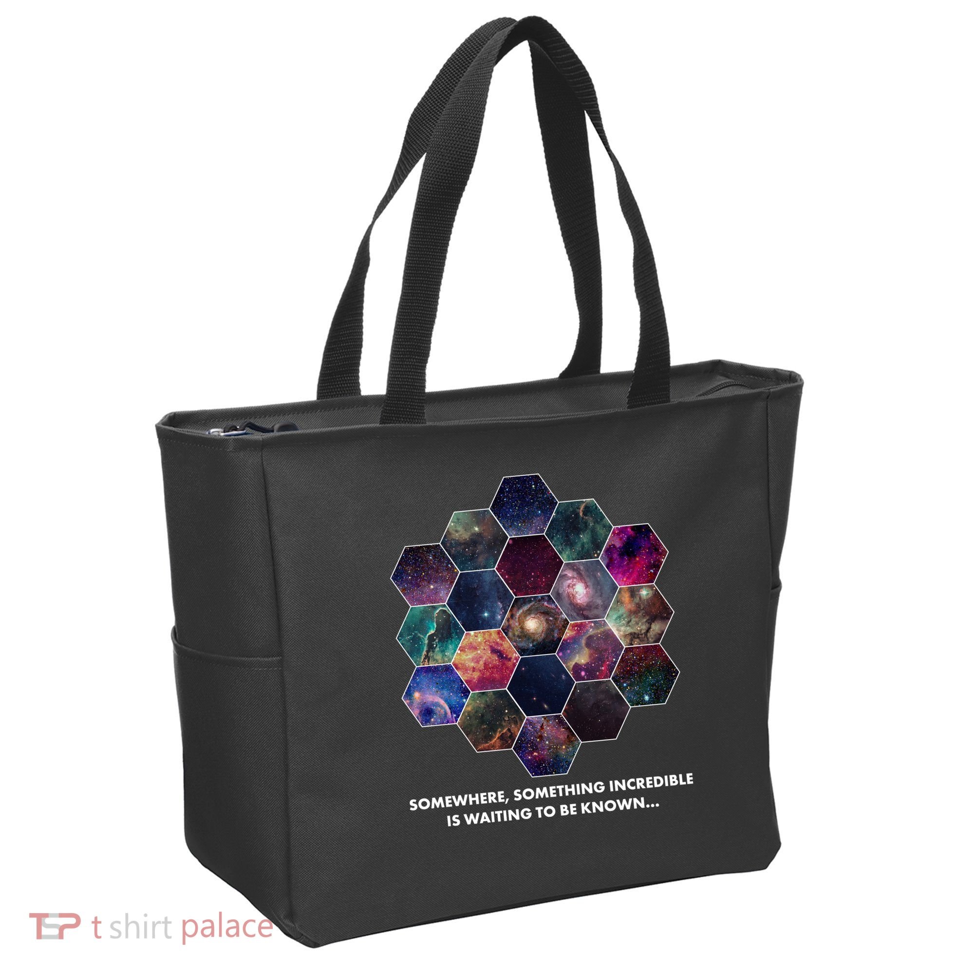 Somewhere Something Incredible Is Waiting To Be Known Tote Bag
