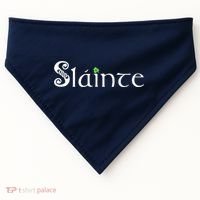 Slainte, Sláinte Irish Cheers, Health, St Patrick's Day USA-Made Doggie Bandana thumb 0