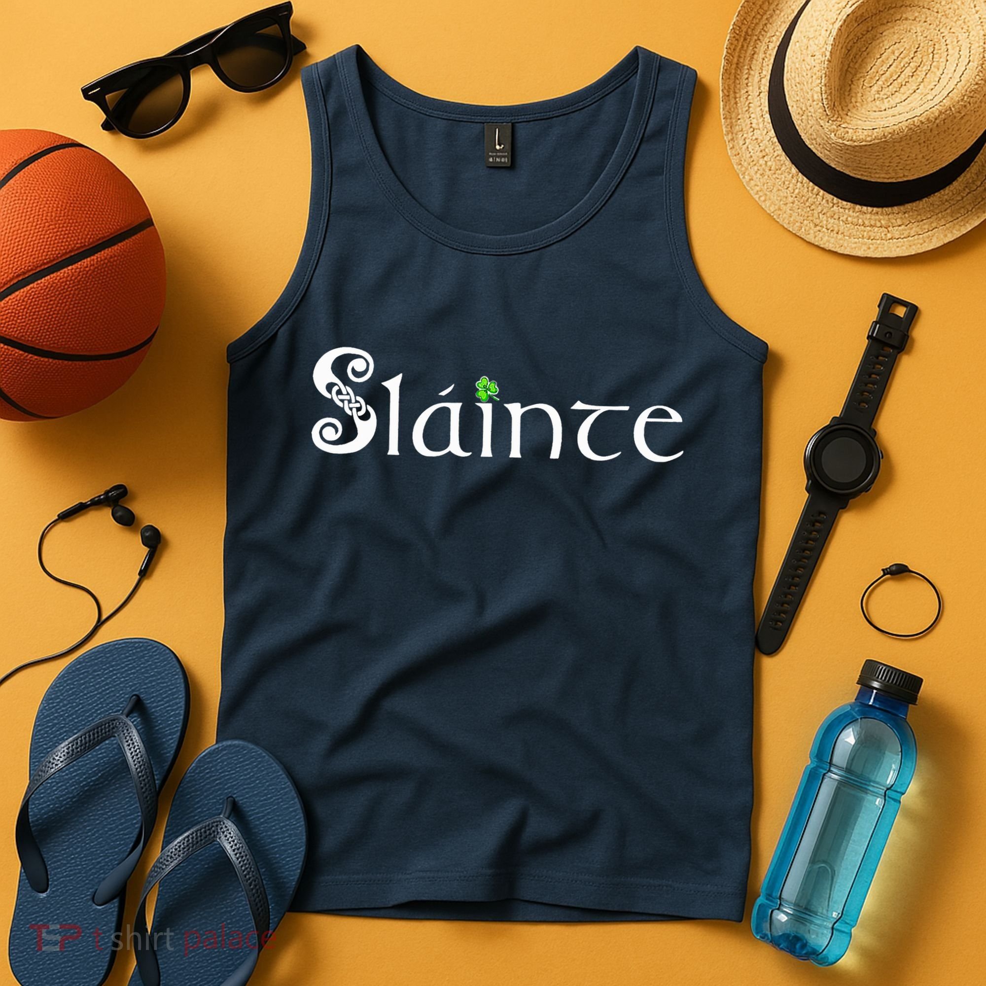 Slainte, Sláinte Irish Cheers, Health, St Patrick's Day Tank Top