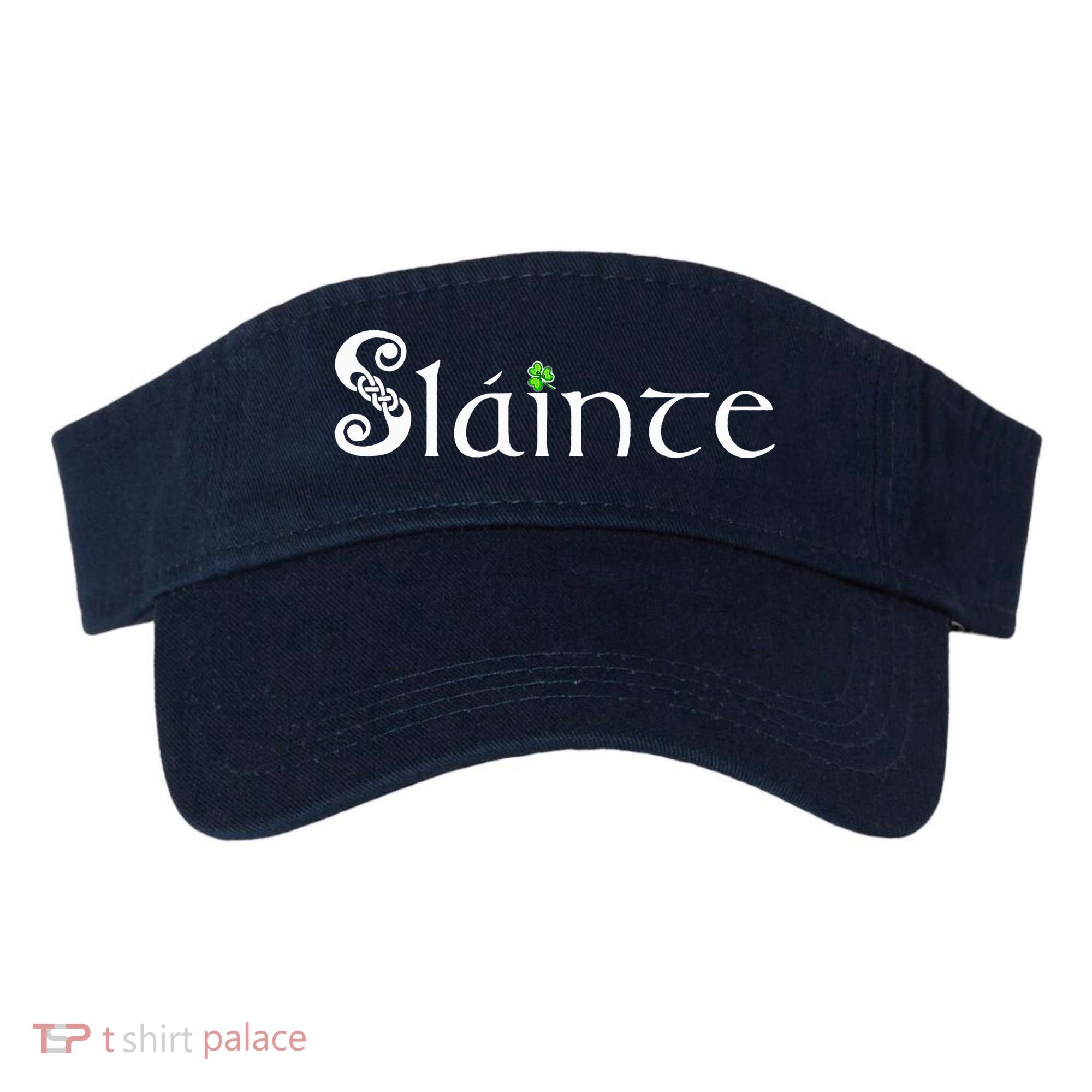 Slainte, Sláinte Irish Cheers, Health, St Patrick's Day Visor