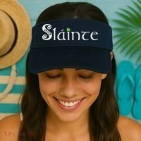 Slainte, Sláinte Irish Cheers, Health, St Patrick's Day Visor thumb 2