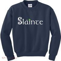 Slainte, Sláinte Irish Cheers, Health, St Patrick's Day Kids Sweatshirt thumb 0