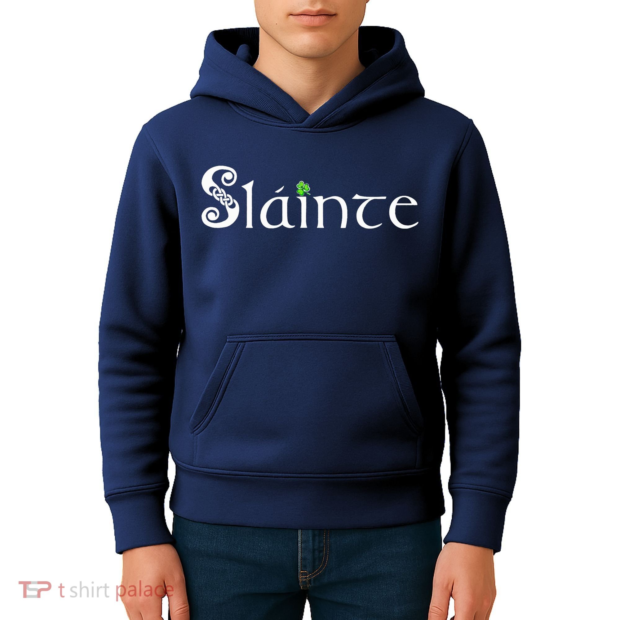 Slainte, Sláinte Irish Cheers, Health, St Patrick's Day Kids Hoodie