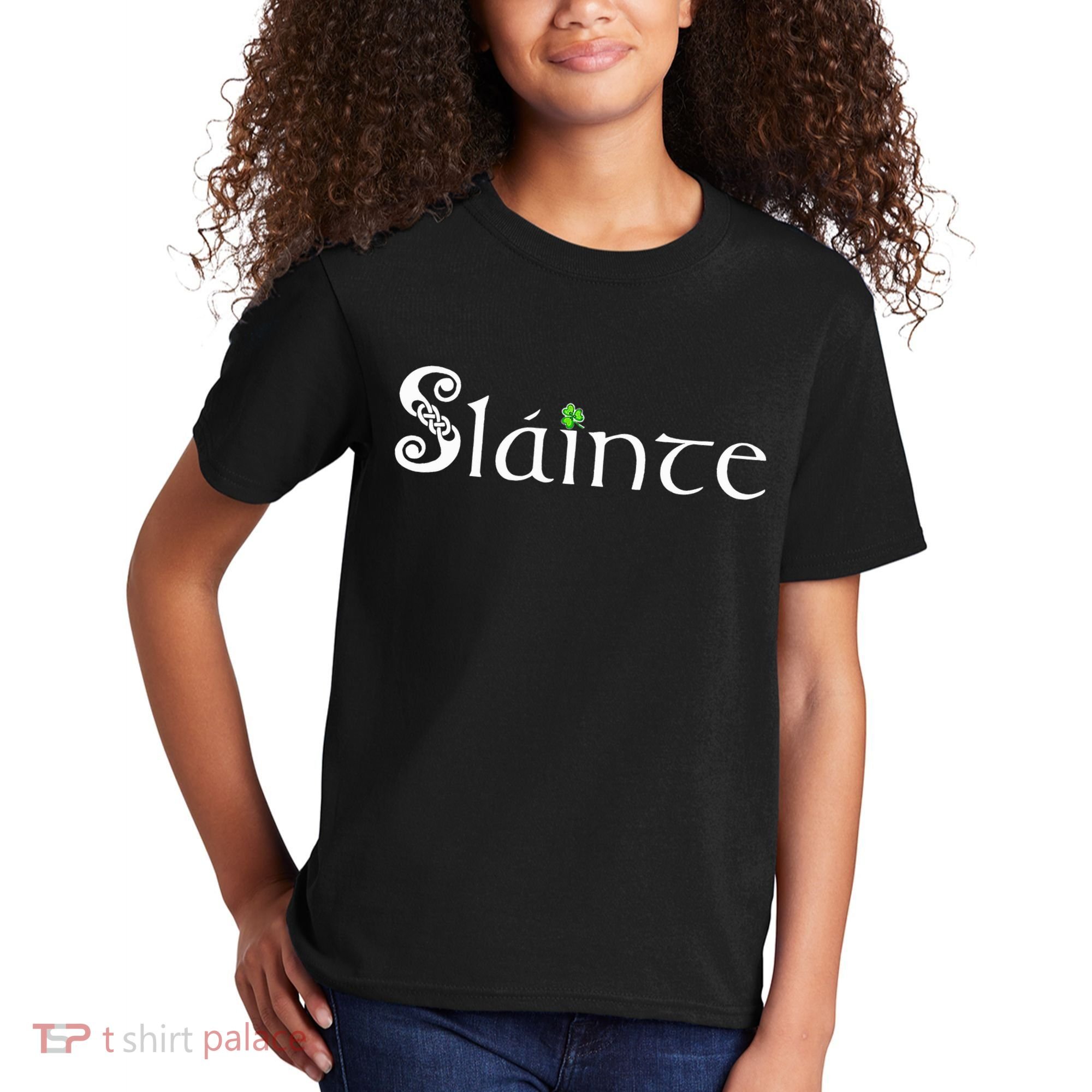 Slainte, Sláinte Irish Cheers, Health, St Patrick's Day Kids T-Shirt