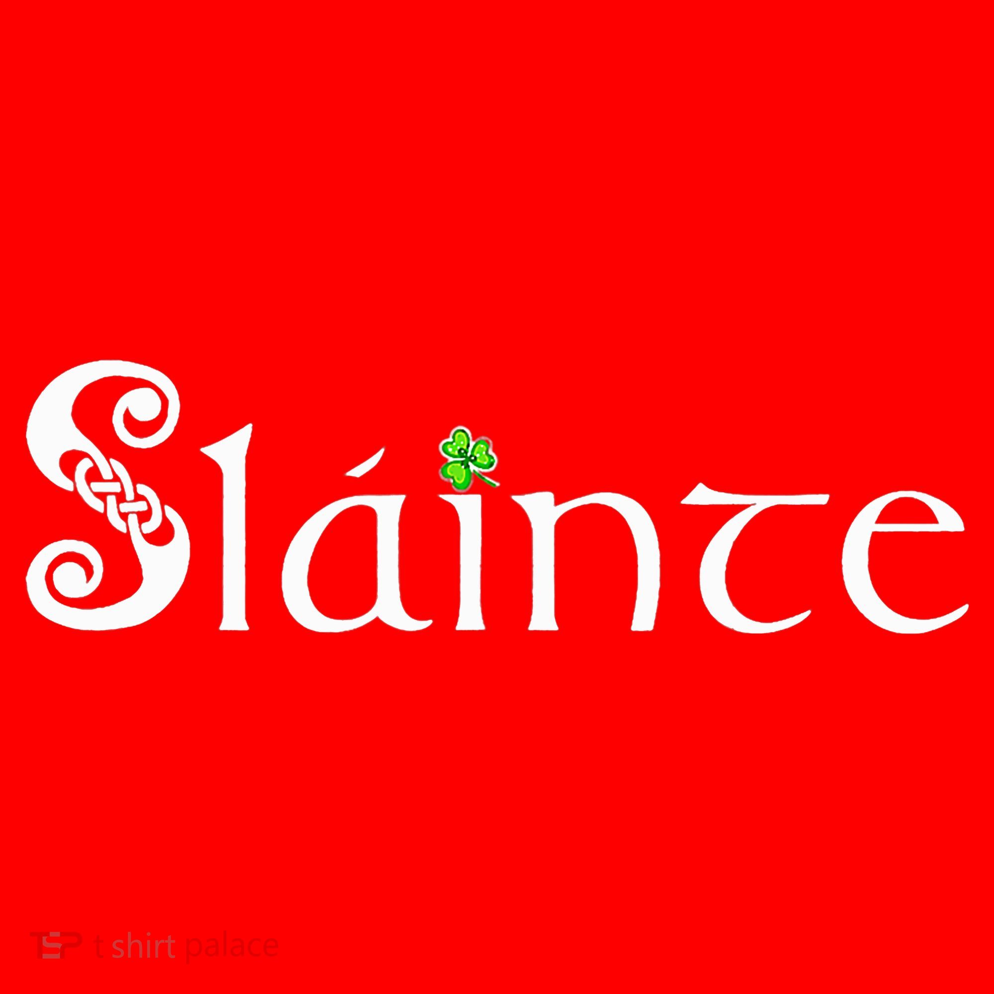Slainte, Sláinte Irish Cheers, Health, St Patrick's Day Santa Hat