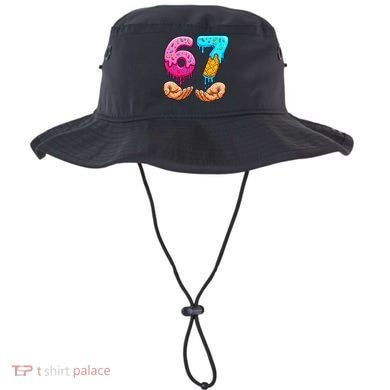 Six Seven Ice Cream Drip 67 Hands Meme 6-7 Bucket Hat