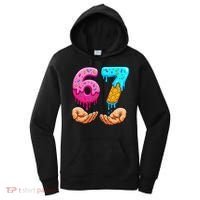 Six Seven Ice Cream Drip 67 Hands Meme 6-7 Women's Hoodie thumb 0