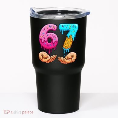 Six Seven Ice Cream Drip 67 Hands Meme 6-7 Tumbler