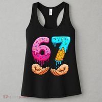 Six Seven Ice Cream Drip 67 Hands Meme 6-7 Women's Tank Top thumb 3