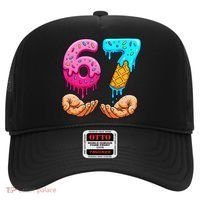 Six Seven Ice Cream Drip 67 Hands Meme 6-7 Hat thumb 0