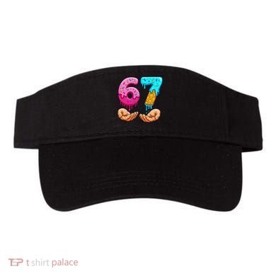 Six Seven Ice Cream Drip 67 Hands Meme 6-7 Visor