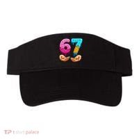 Six Seven Ice Cream Drip 67 Hands Meme 6-7 Visor thumb 0
