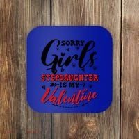 Sorry Stepdaughter Is My Valentines Day Gift Coaster thumb 0
