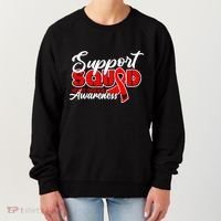 Support Squad I Coronary Bypass Surgery Open Heart Disease Gift Women's Sweatshirt thumb 0