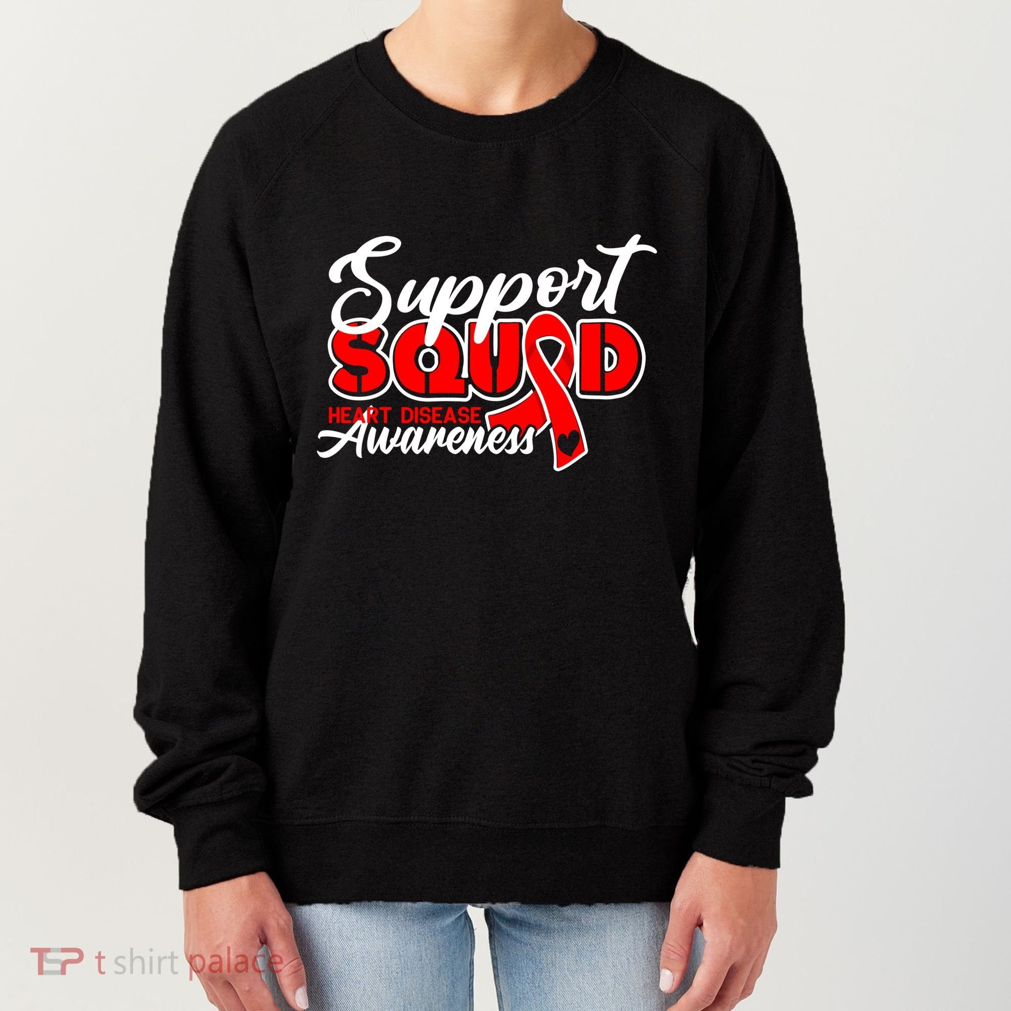 Support Squad I Coronary Bypass Surgery Open Heart Disease Gift Women's Sweatshirt