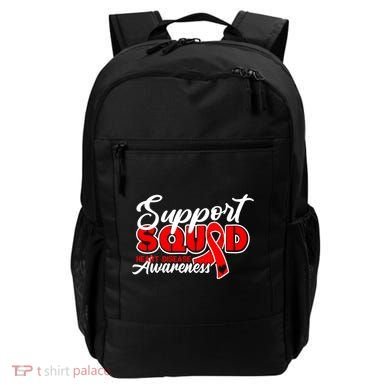 Support Squad I Coronary Bypass Surgery Open Heart Disease Gift Backpack