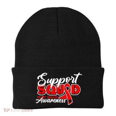 Support Squad I Coronary Bypass Surgery Open Heart Disease Gift Beanie