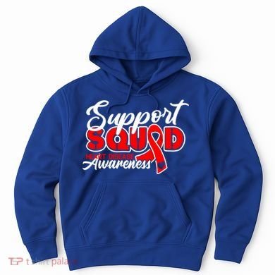 Support Squad I Coronary Bypass Surgery Open Heart Disease Gift Hoodie