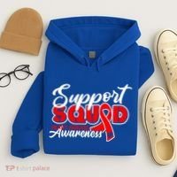 Support Squad I Coronary Bypass Surgery Open Heart Disease Gift Hoodie thumb 4