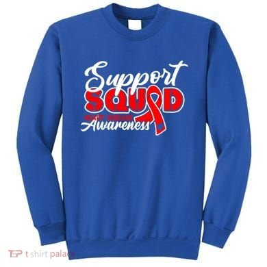 Support Squad I Coronary Bypass Surgery Open Heart Disease Gift Sweatshirt
