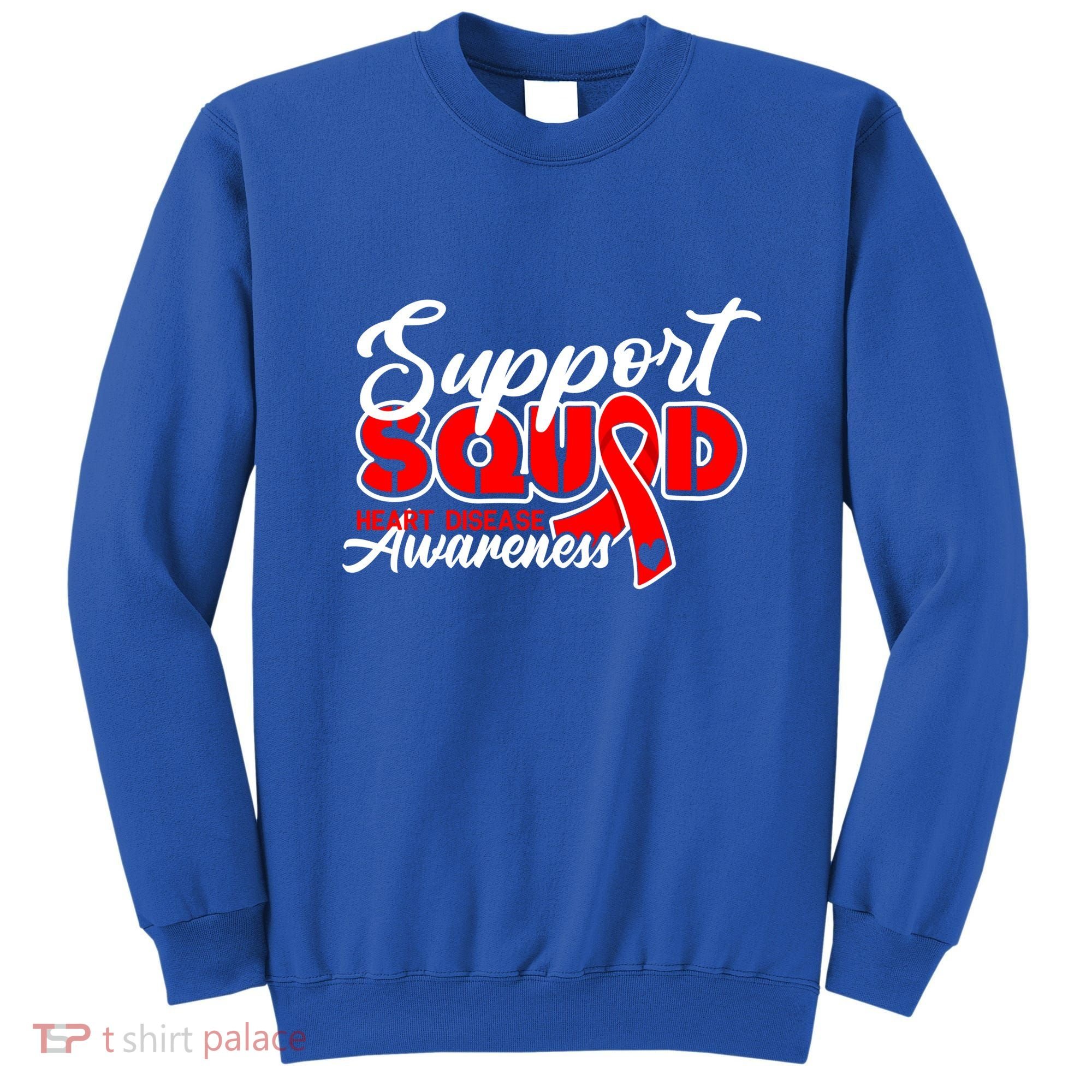 Support Squad I Coronary Bypass Surgery Open Heart Disease Gift Sweatshirt