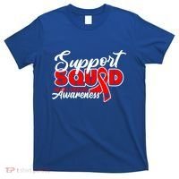 Support Squad I Coronary Bypass Surgery Open Heart Disease Gift T-Shirt thumb 0