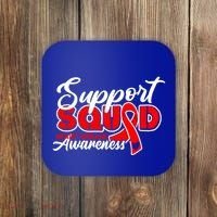 Support Squad I Coronary Bypass Surgery Open Heart Disease Gift Coaster thumb 0