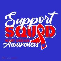 Support Squad I Coronary Bypass Surgery Open Heart Disease Gift Mousepad thumb 1