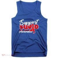 Support Squad I Coronary Bypass Surgery Open Heart Disease Gift Tank Top thumb 0