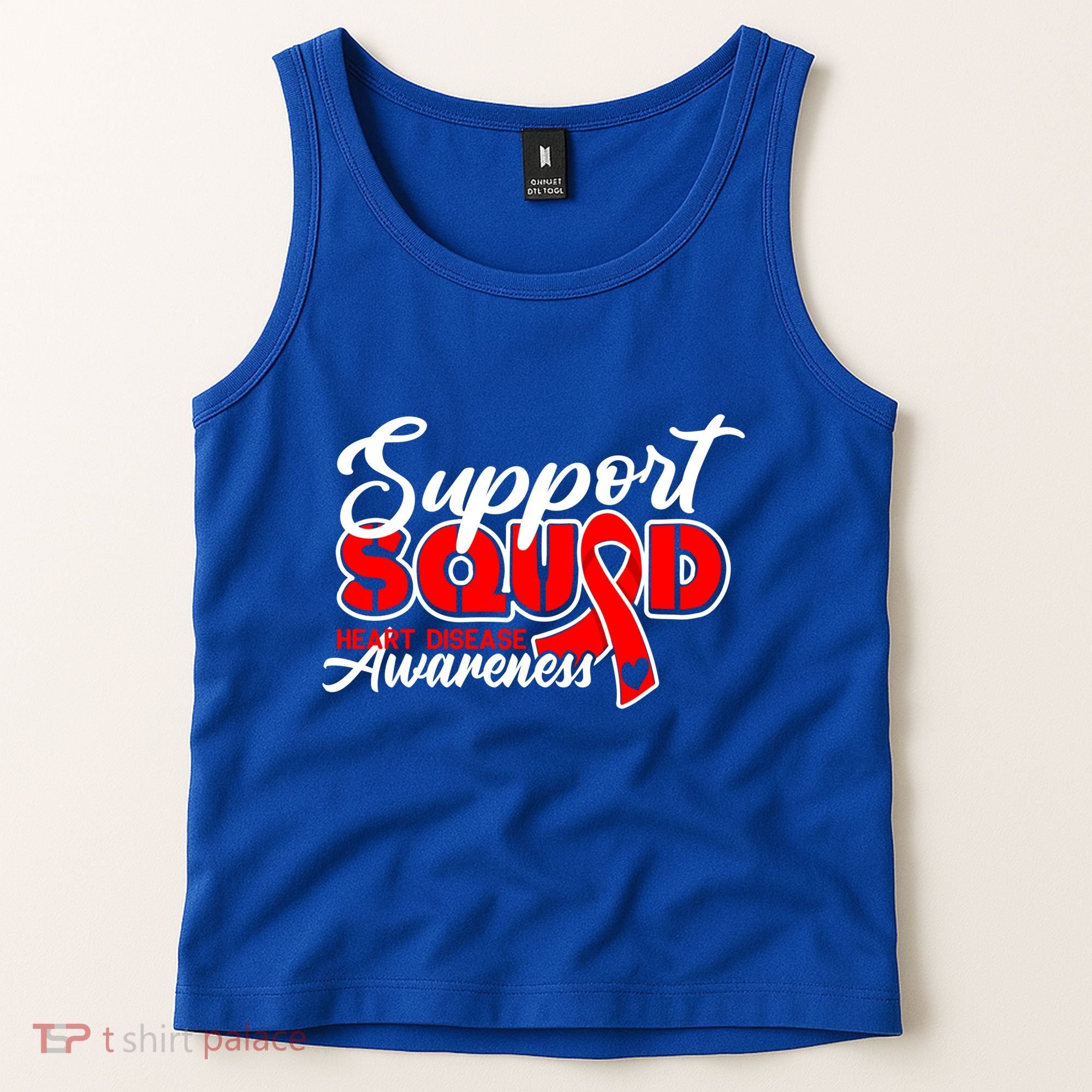 Support Squad I Coronary Bypass Surgery Open Heart Disease Gift Tank Top