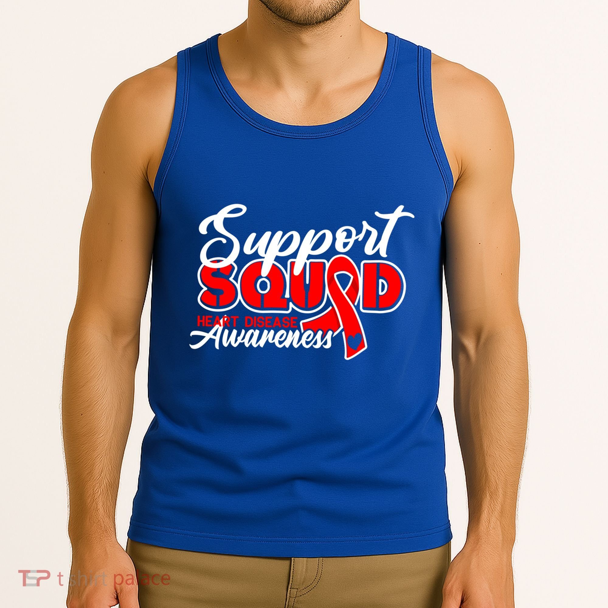 Support Squad I Coronary Bypass Surgery Open Heart Disease Gift Tank Top