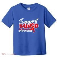 Support Squad I Coronary Bypass Surgery Open Heart Disease Gift Toddler T-Shirt thumb 0