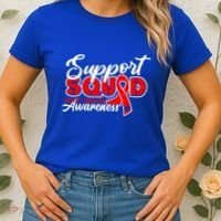 Support Squad I Coronary Bypass Surgery Open Heart Disease Gift Women's T-Shirt thumb 2
