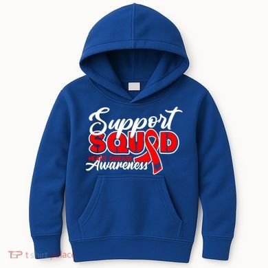 Support Squad I Coronary Bypass Surgery Open Heart Disease Gift Kids Hoodie