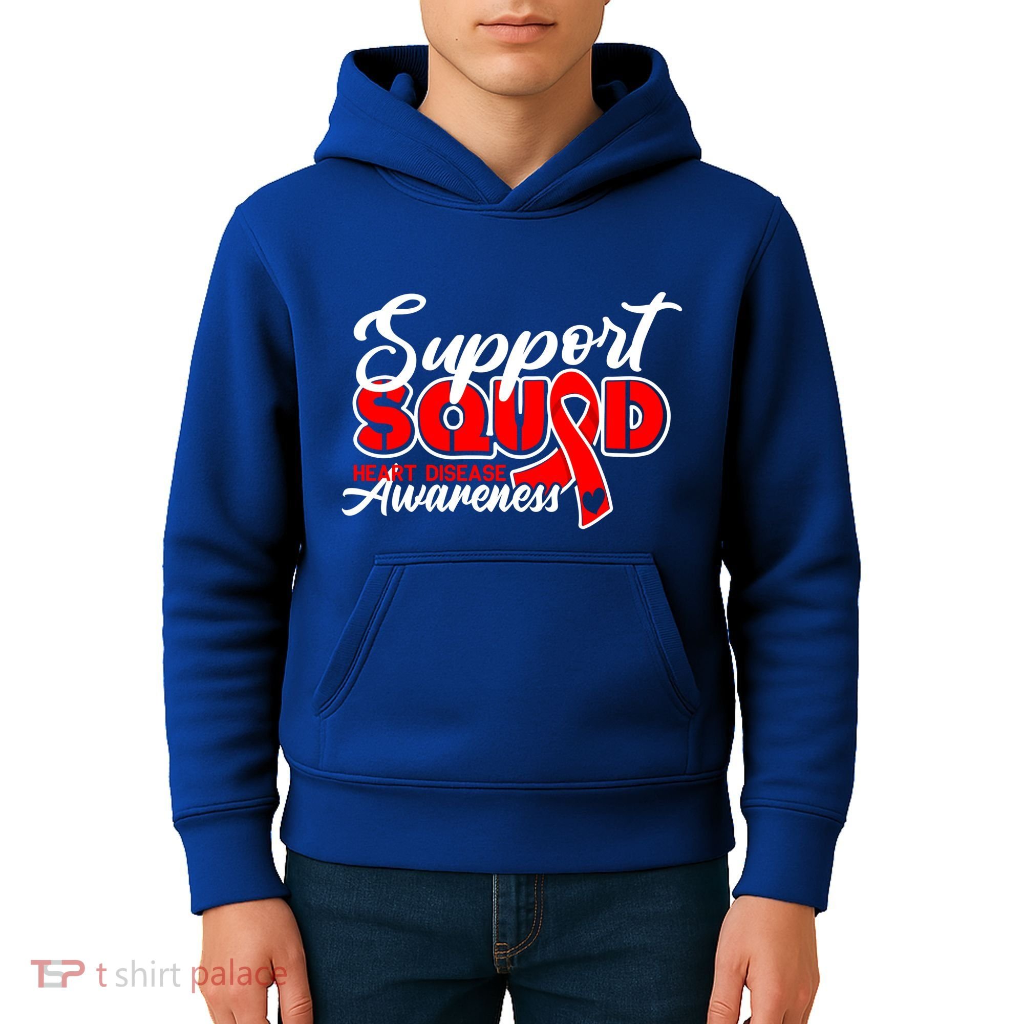 Support Squad I Coronary Bypass Surgery Open Heart Disease Gift Kids Hoodie