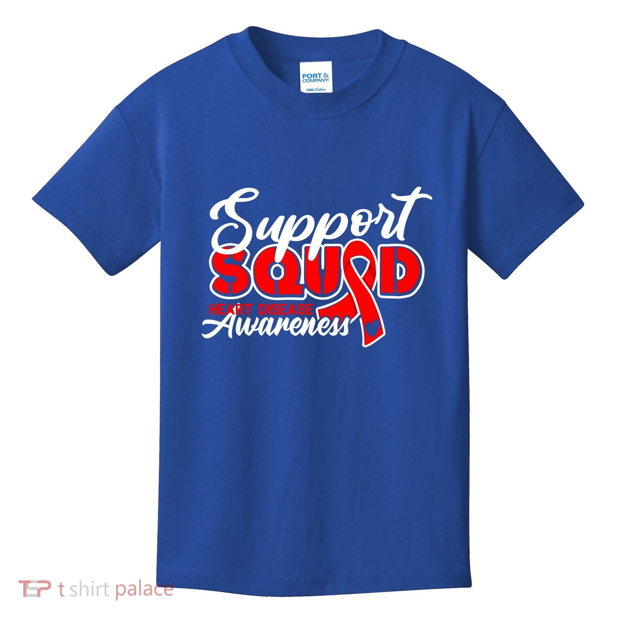 Support Squad I Coronary Bypass Surgery Open Heart Disease Gift Kids T-Shirt