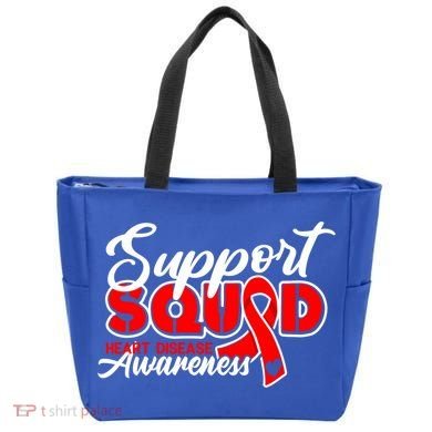 Support Squad I Coronary Bypass Surgery Open Heart Disease Gift Tote Bag