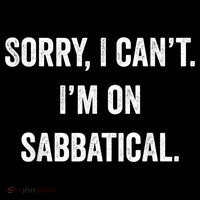 Sabbatical Sorry I Cant I'm On Sabbatical Kids Long Sleeve Shirt thumb 2