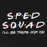 Sped Squad I'll Be There For You Special Education Teacher Gift Backpack thumb 2