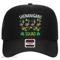 Shenanigans Squad Irish Flamingo St Patricks Day Bird Animal Hat thumb 0