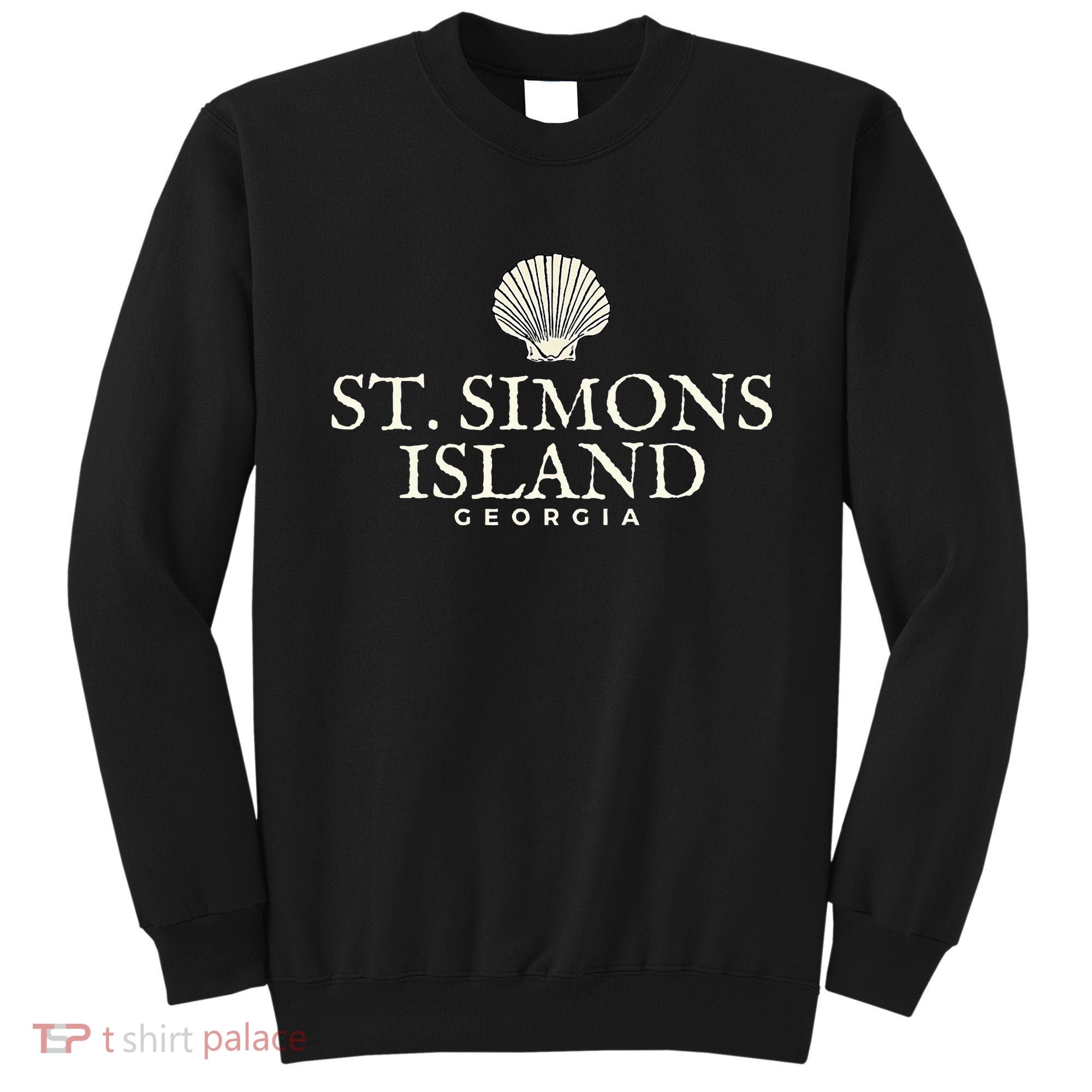 St. Simons Island  Georgia Ocean Island Beach Sweatshirt