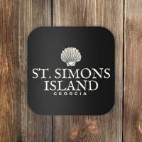 St. Simons Island  Georgia Ocean Island Beach Coaster thumb 0