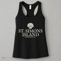 St. Simons Island  Georgia Ocean Island Beach Women's Tank Top thumb 3
