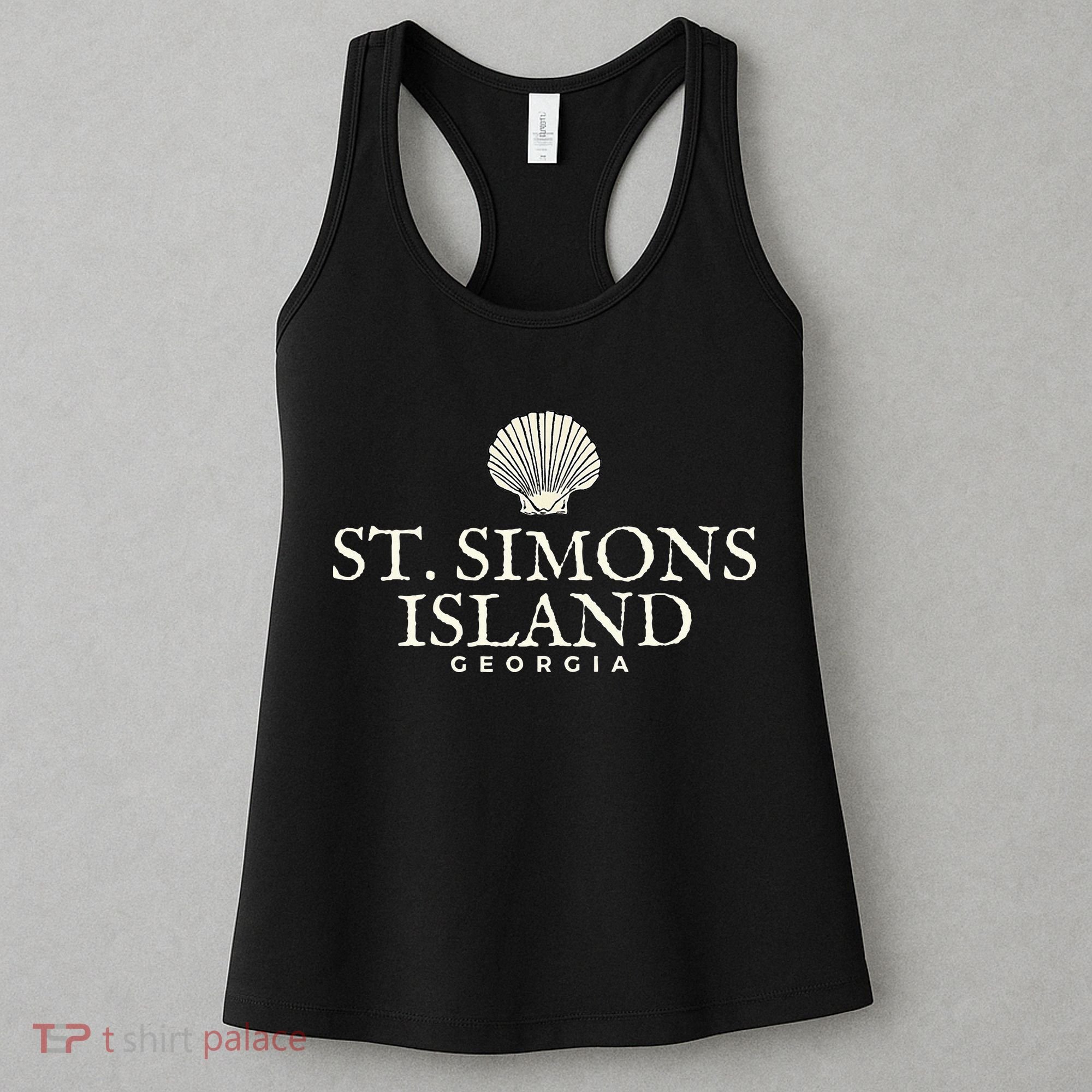 St. Simons Island  Georgia Ocean Island Beach Women's Tank Top