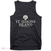 St. Simons Island  Georgia Ocean Island Beach Tank Top thumb 0