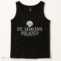 St. Simons Island  Georgia Ocean Island Beach Tank Top thumb 2