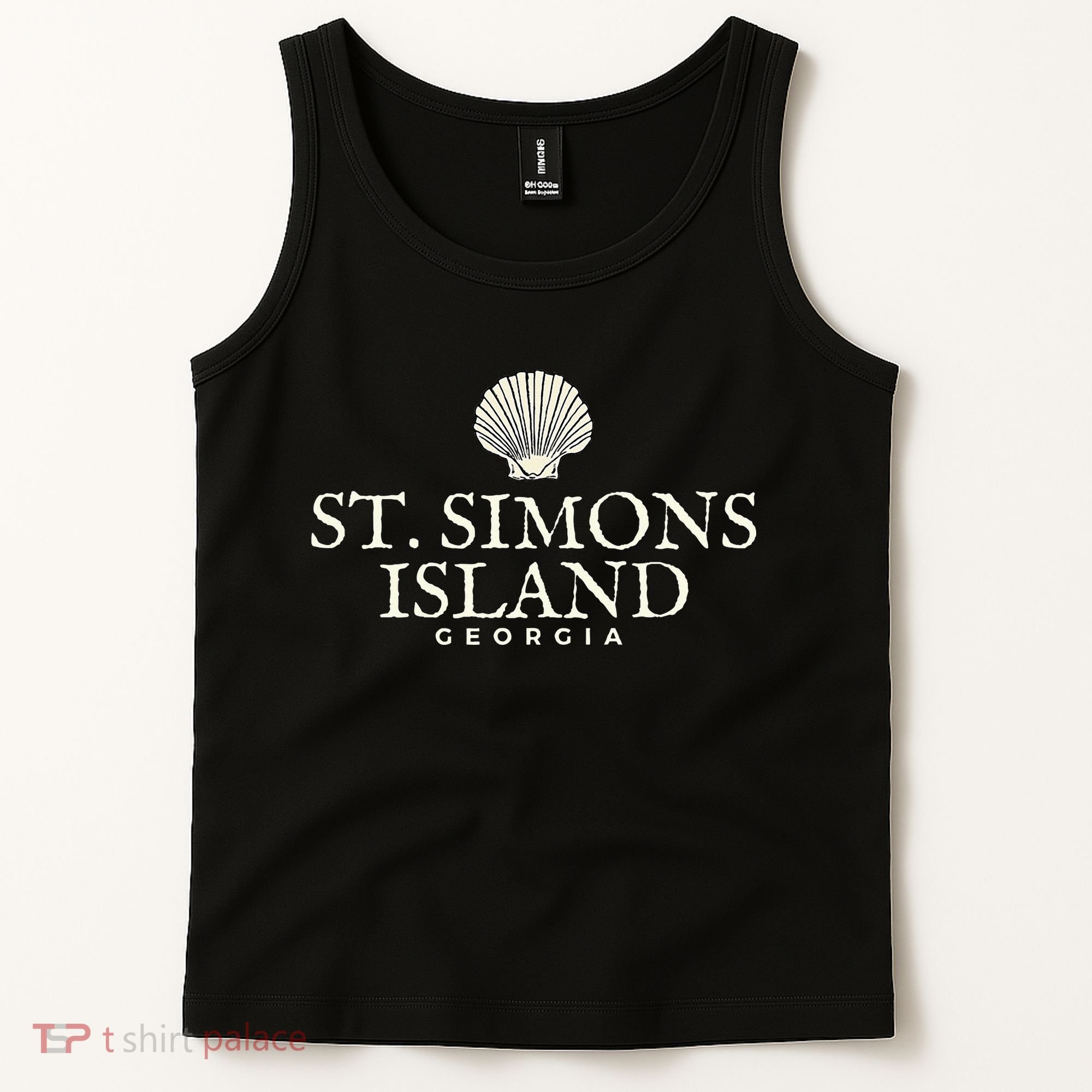 St. Simons Island  Georgia Ocean Island Beach Tank Top