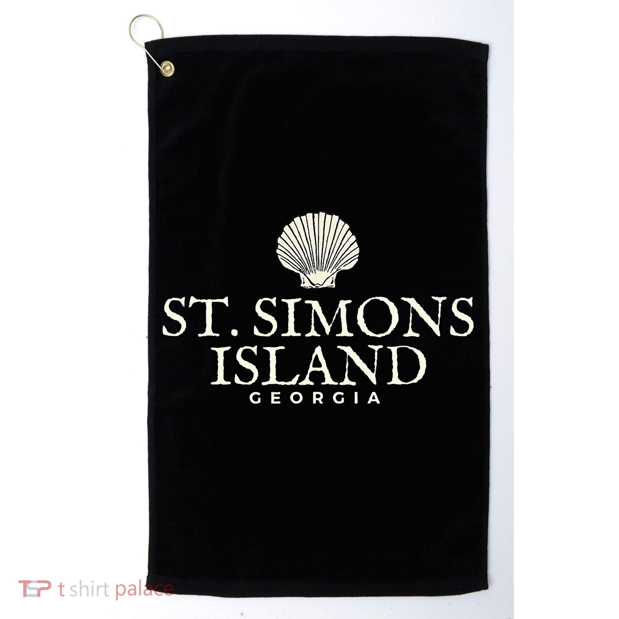 St. Simons Island  Georgia Ocean Island Beach Golf Towel