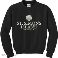 St. Simons Island  Georgia Ocean Island Beach Kids Sweatshirt thumb 0